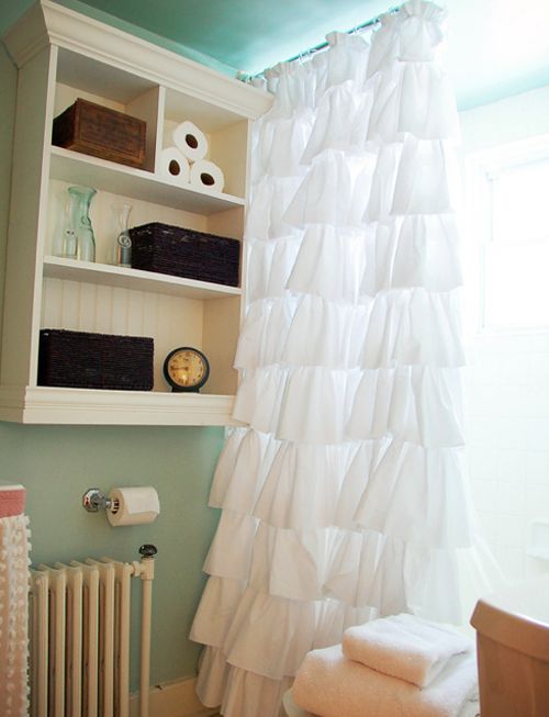 Get this look: lovely ruffle curtains =) 